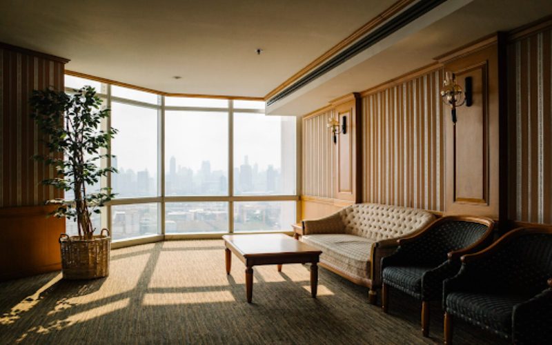 luxurious condo living room