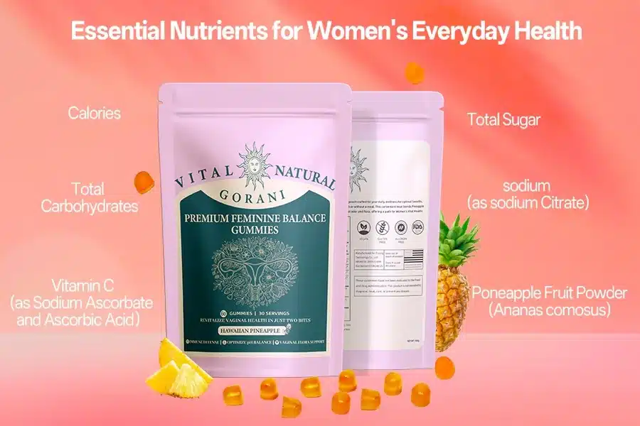 vital source feminine balance gummies